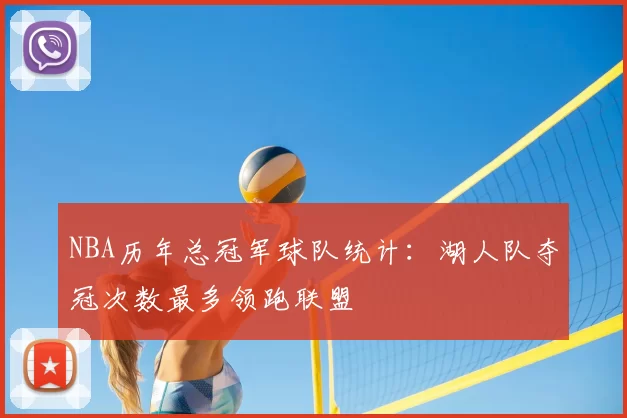 NBA历年总冠军球队统计:湖人队夺冠次数最多领跑联盟